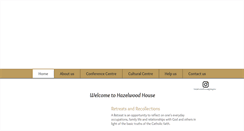 Desktop Screenshot of hazelwoodhouse.org.uk